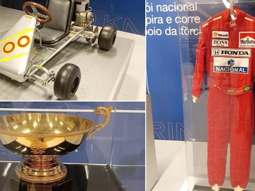 Los tesoros de Ayrton Senna que salieron a la luz: su primer karting, trofeos, buzos y hasta una lancha con un nombre muy especial