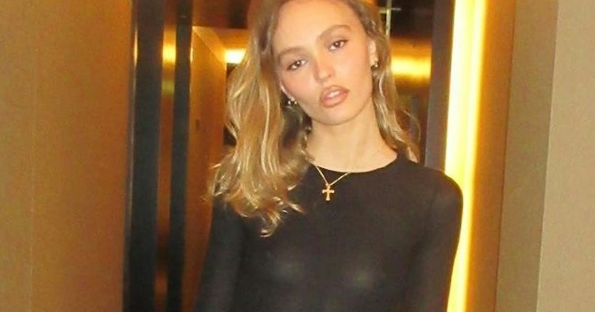 Lily-Rose Depp Puts a Geek Chic Twist on Sheer Dressing