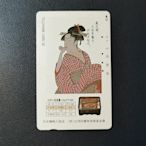 日本舊電話卡 浮世繪 美食8423