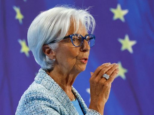 ECB's Lagarde welcomes small inflation fall despite stubborn services