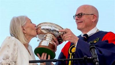 Legendary actor Dame Vanessa Redgrave wins hearts as she is honoured as the 2024 Pragnell Award Winner during Shakespeare Birthday lunch