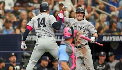 Yankees have a blast showing love to 26th man after Jahmai Jones hits 1st homer in rare start