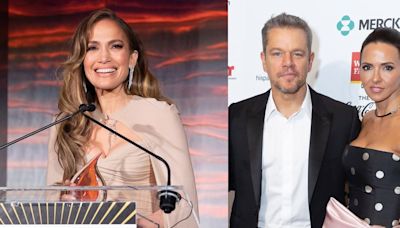 Jennifer Lopez Gets Support from Ben Affleck’s BFF Matt Damon While Being Honored at Hispanic Federation Gala