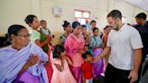 Rahul Gandhi Meets People Displaced By Violence In Manipur Relief Camps