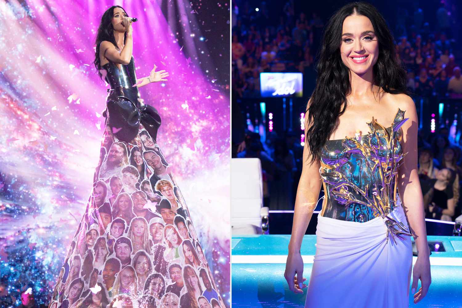 Katy Perry's “American Idol” Finale Looks Include Towering Gown and Sweet Nod to Her 7 Seasons: See the Pieces
