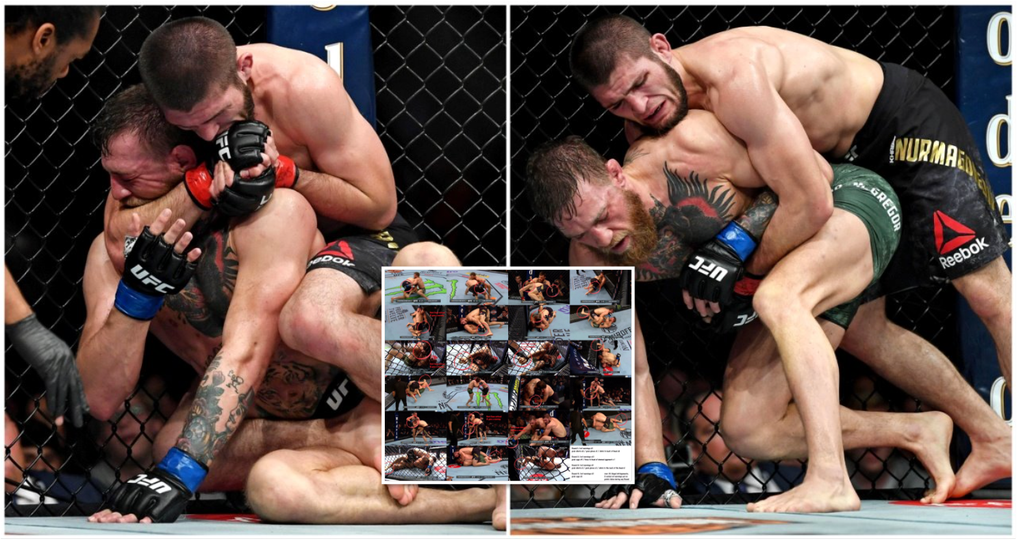Damning picture shows just how many times Conor McGregor actually cheated vs Khabib