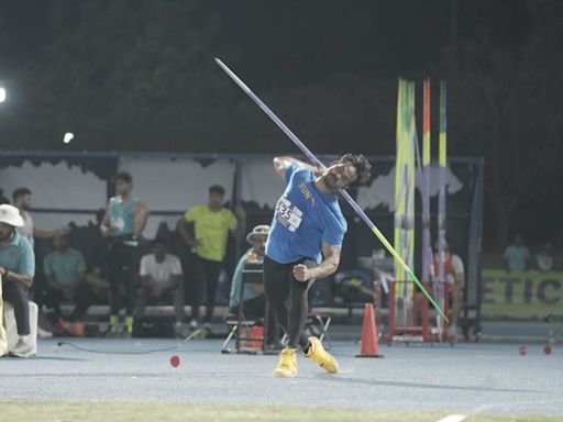 Inter-state athletics meet, Javelin throw: Asian Games silver medallist Kishore Jena breathes a sigh of relief by breaching 80m ahead of Paris Olympics