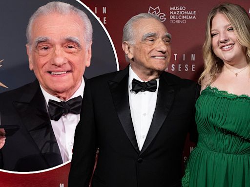 Martin Scorsese, 81, proudly poses with his daughter Francesca, 24