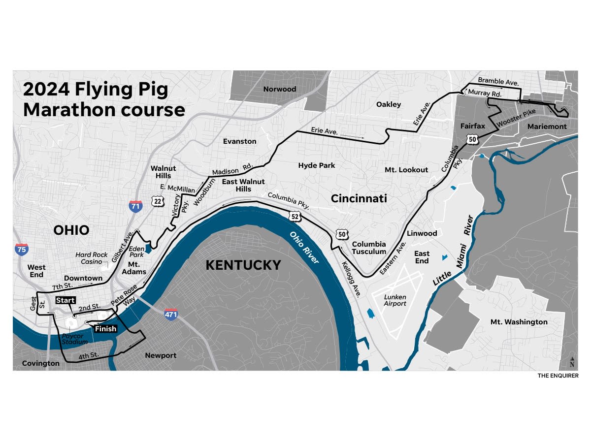 Never 'boar-ing': The Cincinnati Enquirer's 2024 Flying Pig Marathon coverage