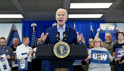 Biden chokes up while talking about deceased son and Trump's disparaging remarks about service members