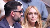 Lindsay Lohan brings the glamour while attending star-studded US Open