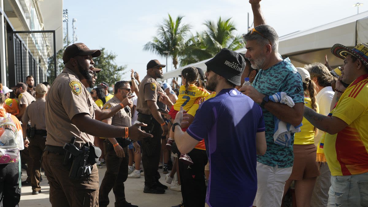 Miami Gardens crowd control issues cause delay in Copa America final