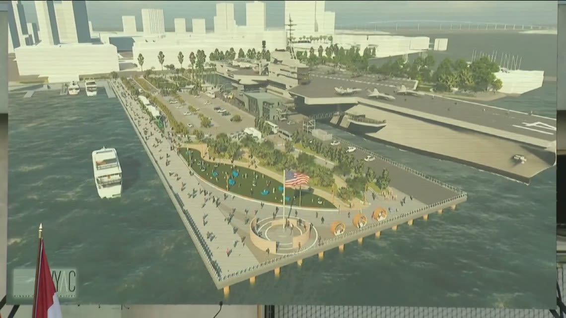 Officials break ground on Freedom Park at Navy Pier