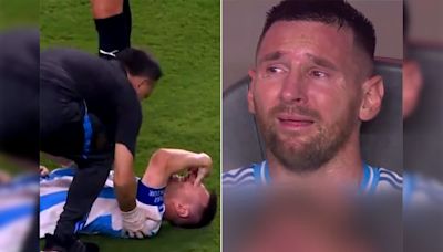 Heartbroken Lionel Messi In Tears After Injury Cuts Short His Copa America Final. Video | Football News