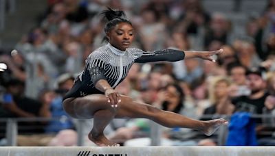 Simone Biles qualifies for Paris Olympics 2024 with US gymnastics trials all-around win