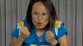 Chargers fan insists she's not an actor, AI or on the NFL's payroll: 'This is me'