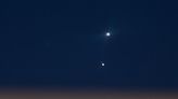 Watch 'kissing' planets Venus and Jupiter go their separate ways in night sky