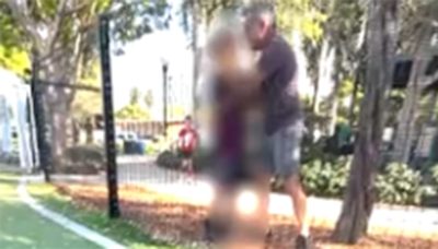 Arrestan a un hombre captado en video cuando estrangulaba a un niño en un parque