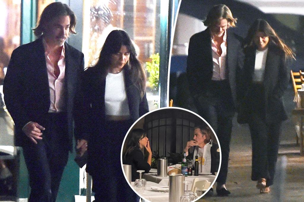 Chris Pine and mystery girlfriend still going strong as they hold hands on date night in Italy