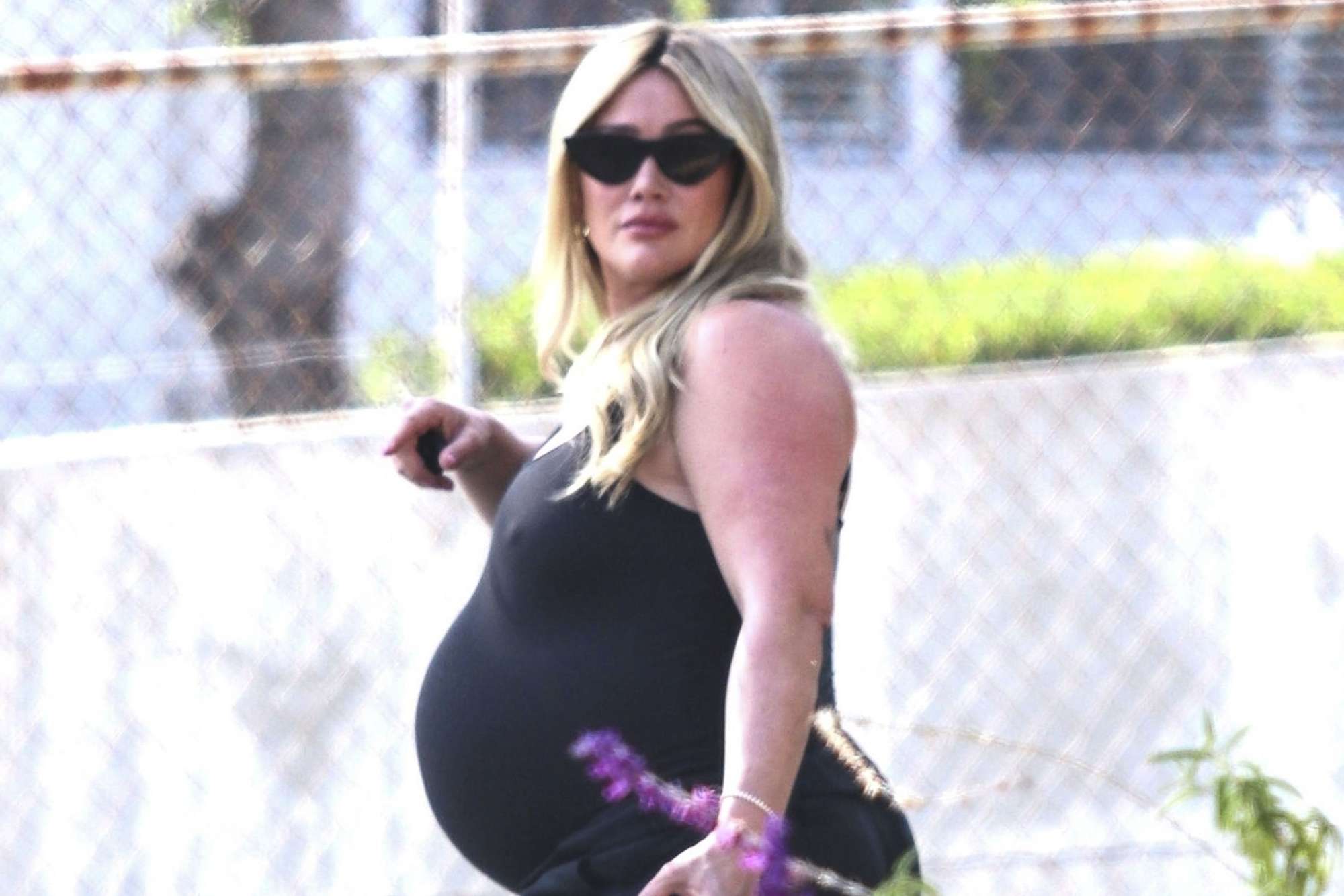 Pregnant Hilary Duff Spotted Showing Off Her Baby Bump as Due Date Draws Near