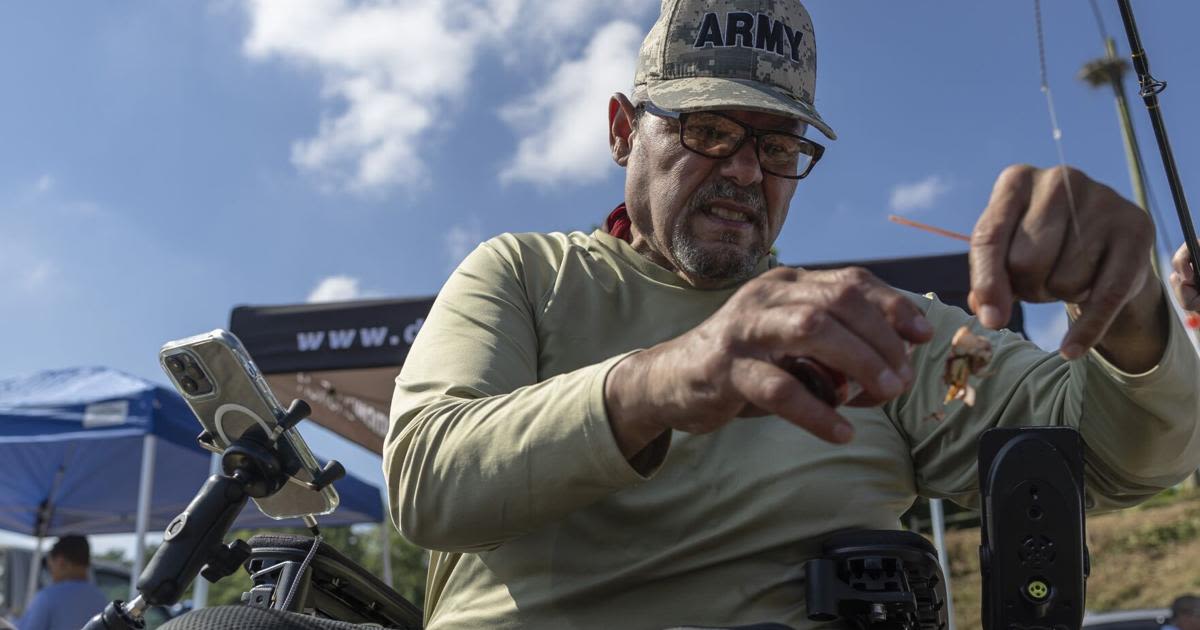 Through Our Lens: On the Appomattox River, disabled veterans fish for camaraderie and fun