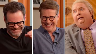 Martin Short's Jiminy Glick Savagely Roasts Bill Hader and Sean Hayes -- Who Cannot Keep It Together