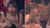 Taylor Swift Celebrates with Ice Spice, Blake Lively and Keleigh Teller as Chiefs Score During Super Bowl 2024