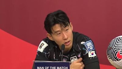 Reactions from Son Heung Min after South Korea's 7-0 win over Singapore