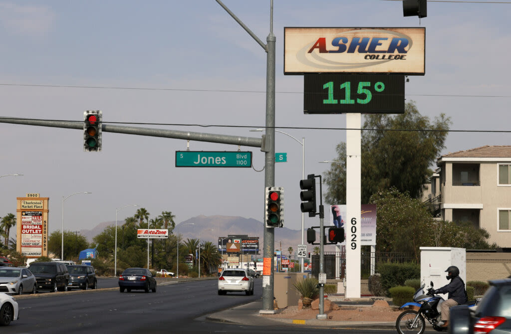 Excessive heat in Las Vegas will persist into late next week