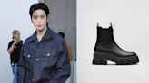 NCT’s Jaehyun Goes Grunge in Monolith Lug-Sole Boots at Prada’s Summer 2025 Menswear Show During Milan Fashion Week