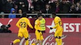 0-1. Un centenario Pedri da al Barça una valiosa victoria en Montilivi
