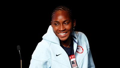 Coco Gauff on honor of being USA flag bearer at opening ceremony: 'I hope I don't drop it'