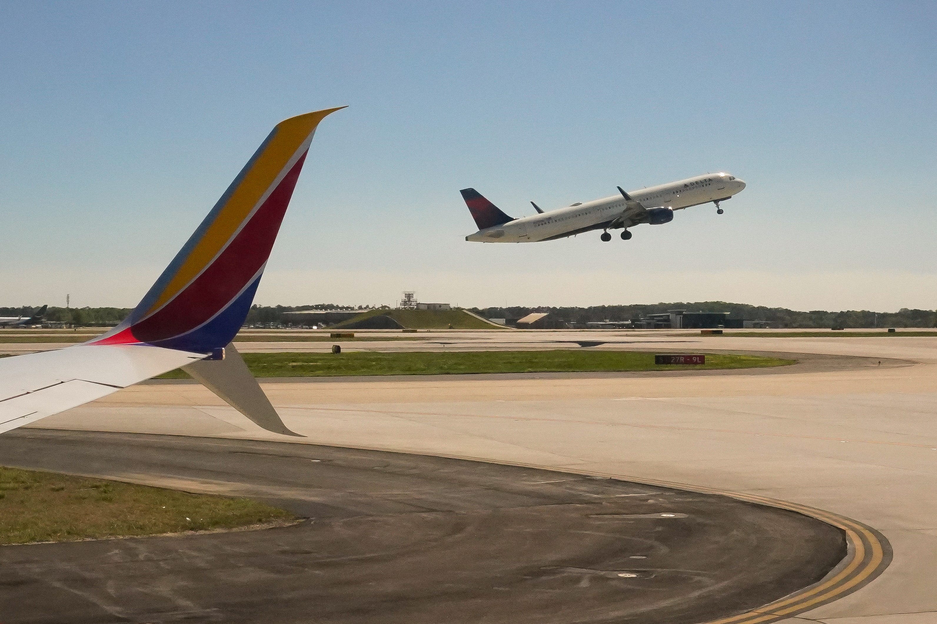 Delta planes collide at Atlanta airport, damaging aircrafts' tail and wing