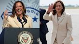 Kamala Harris Embraces a Softer Color Palette for Latest Power Suit Moment at Sorority Grand Boule Indianapolis Campaign Event