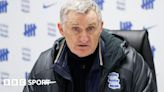Birmingham City: Tony Mowbray resigns as Blues boss