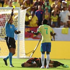 Brazil to face Uruguay in Copa America quarterfinals without Vinicius Jr. with Real Madrid star suspended