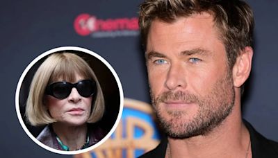 Chris Hemsworth fue elegido personalmente por Anna Wintour como uno de los coanfitriones de la Met Gala 2024