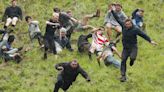 The funniest photos as the Gloucestershire cheese rolling race returns