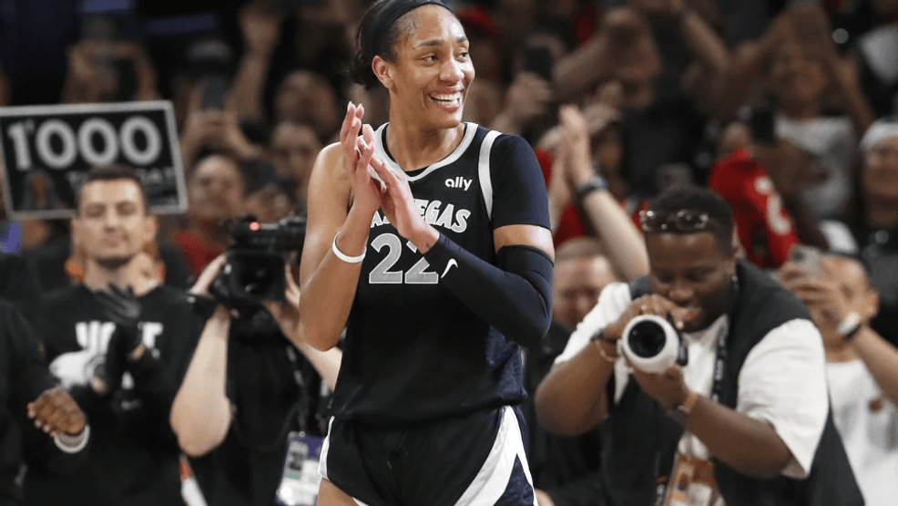 Las Vegas star A’ja Wilson is unanimous choice as 3rd time WNBA MVP