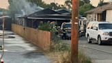 Kelowna firefighters douse evening garage blaze - Okanagan | Globalnews.ca