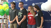 Four Elmira Notre Dame student-athletes sign to compete at the collegiate level