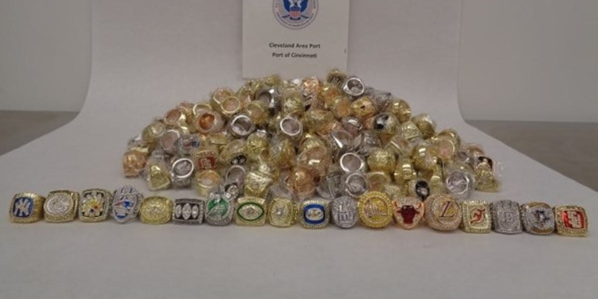 Hundreds of fake Super Bowl, World Series rings seized in Cincinnati