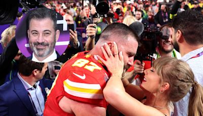 Fans Have Mixed Reactions to Jimmy Kimmel's Brazen Joke About Travis Kelce and Taylor Swift's Relationship