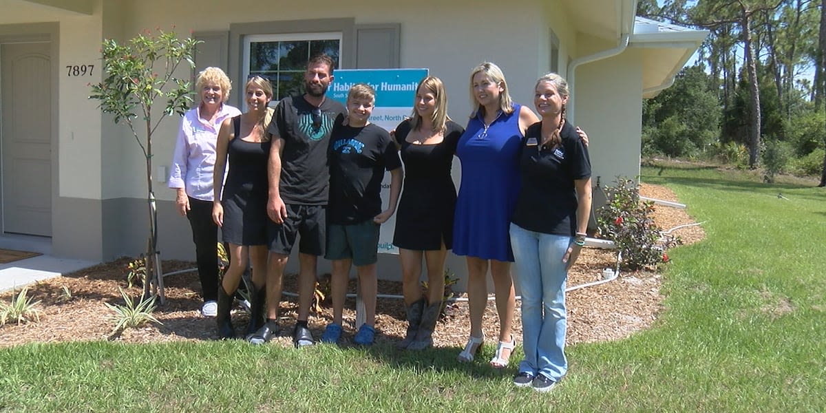 North Port family receives forever home through Habitat for Humanity