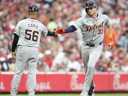 Rookie Colt Keith homers twice, Reese Olson starts strong for Detroit as Tigers down Reds 5-4