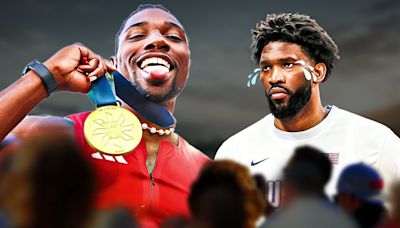 NBA world's priceless reaction to Noah Lyles' 100M win