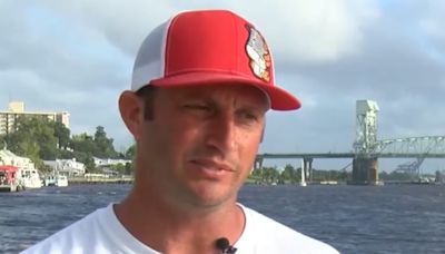 ‘There was no hesitation; it was an instinct’: Off-duty firefighter jumps in to save man drowning in river