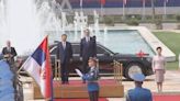 Xi attends welcome ceremony held by Serbian President Vucic