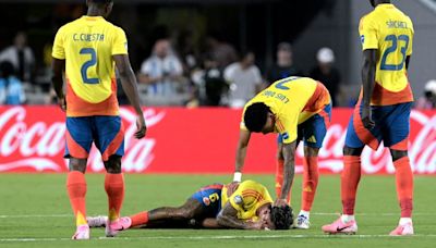 Una baja importante y un futbolista en duda: cómo llega Colombia a la final de la Copa América contra Argentina