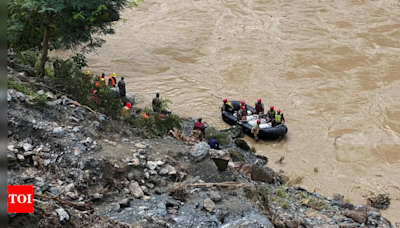Nepal requests India's technical assistance to search missing passengers swept away in landslide | India News - Times of India